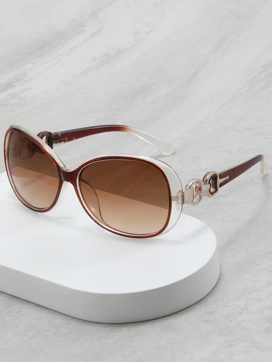 1 对女士几何框架休闲时尚眼镜，适合日常生活波西米亚风太阳镜沙滩配饰女士沙滩配饰眼镜太阳镜时尚基本款秋冬女士服装商务休闲礼品