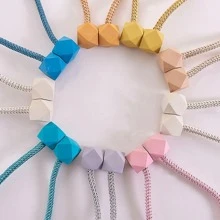 1 PC Polyester Nam Châm Rèm Giữ Lại, Tối Giản Đồng Màu Màn Khóa Cho Gia Đình - trắng - Xem 6
