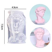 1 个图形设计蜡烛模具 - 白色 - 查看 7