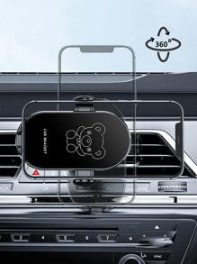 汽車出風口手機座 - 黑色 - 查看 5