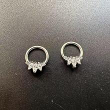 1pc Rhinestone Nose Piercing Jewelry, Fashion Accessory In European And American Style