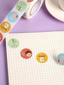 500pcs/Roll Kids Reward Stickers - Multicolor - View 5
