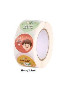 500pcs/Roll Kids Reward Stickers - Multicolor - View 2