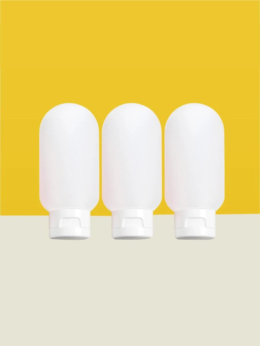 3 cái chai gói du lịch silicone - trắng - Xem 1