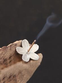 1入組櫻花形狀合金香台 - 銀色 - 查看 6