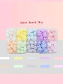 1盒10格蠟封蠟珠子套裝大約80g,隨機樣式 - 彩色 - 查看 5