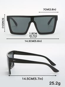 3 副平顶时尚眼镜 - 彩色 - 查看 2