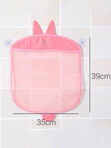 1個浴室收納籃,掛式收納網袋,浴室玩具收納袋帶吸盤,廚房浴室物品收納袋,玩具收納袋沙灘袋沙灘必備品沙灘巾收納袋沙灘配件沙灘用品假日包假日必備品適用於夏季度假