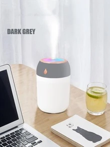 1 Máy tạo độ ẩm bằng nhựa, Thiết bị tạo độ ẩm cho máy tính để bàn có đèn RGB hiện đại cho gia đình - Nhiều màu - Xem 6