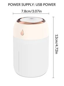 1 Máy tạo độ ẩm bằng nhựa, Thiết bị tạo độ ẩm cho máy tính để bàn có đèn RGB hiện đại cho gia đình - Nhiều màu - Xem 10