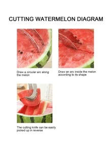 1 buah Pemotong Melon Stainless Steel - Perak - View 5