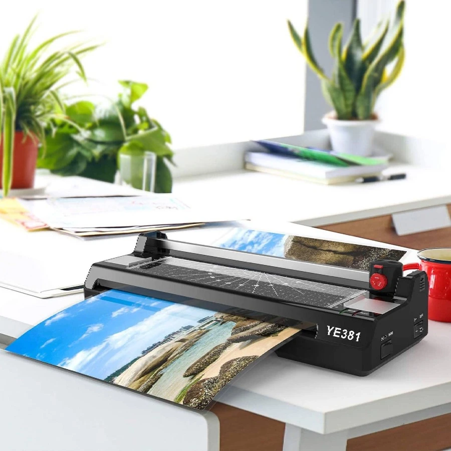 Laminator Machine With 50 Laminating Pouches For A3/A4/A6, YE381