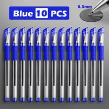 10pcs Minimalist Gel Pen, Minimalist Multi-purpose Gel Rollerball Pen For Office, School Student