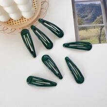 10pcs Teen Girls' Cute Sweet Water Drop Shaped Hair Clips For Daily Wear Casual Claw Clips Hair Claws Hair Barrettes, School Stuff