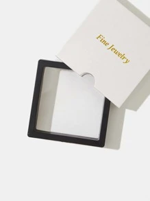 BALMORA 1 Pair 925 Sterling Silver Elegant Geometric White Earrings, Suitable For Women's Daily Wear, Also Can Be Used As Friendship Party Accessories Or Gifts