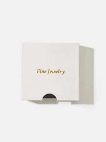 BALMORA 1 Pair 925 Sterling Silver Elegant Geometric White Earrings, Suitable For Women's Daily Wear, Also Can Be Used As Friendship Party Accessories Or Gifts