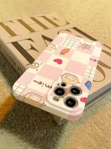 Cartoon Sheep & Carrot Pattern PC Anti-fall Phone Case - Multicolor - View 6