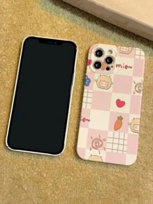 Cartoon Sheep & Carrot Pattern PC Anti-fall Phone Case - Multicolor - View 2