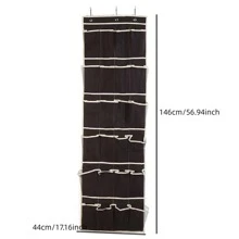 1 gói Dụng cụ treo giày nhiều ngăn, Dụng cụ treo giày tại nhà màu nâu cà phê - Cà phê nâu - Xem 2