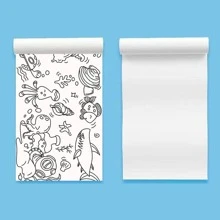 3m Coloring Drawing Roll - Green - View 5