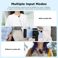 BOYA Wireless Lavalier Microphone for Android Phone BY-XM6-S5 Professional Plug Play Clip On USB-C Microphone Cordless Lapel Mic for Video Recording Vlogging Interview - màu đen - Xem 6