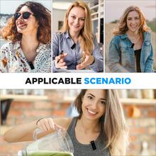 BOYA Wireless Lavalier Microphone for Android Phone BY-XM6-S5 Professional Plug Play Clip On USB-C Microphone Cordless Lapel Mic for Video Recording Vlogging Interview - màu đen - Xem 7