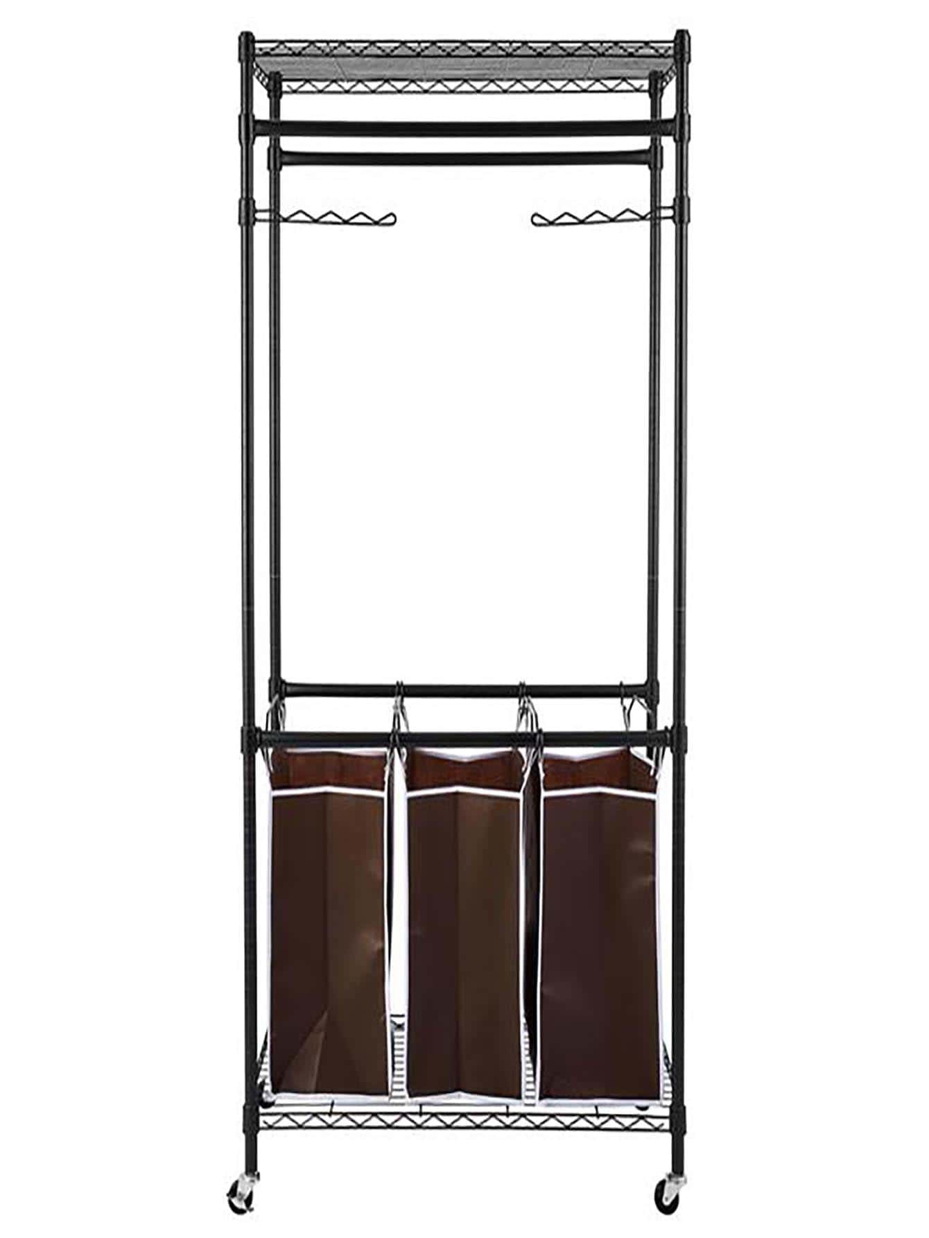 Heavy-Duty Sorting Hamper Commercial Grade Clothes Rack, Sturdy and ...
