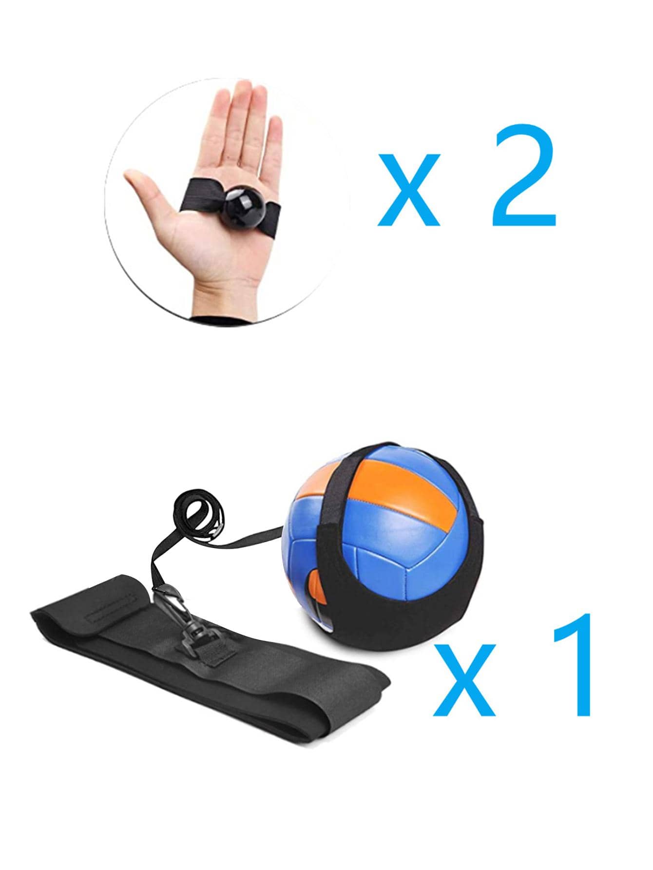 1 pièce Outil acrylique volley-ball - Noir - Voir 2