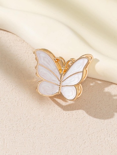 1pc Women Butterfly Design Fashionable Hair Claw For Hair Decoration Hair Clip Hair Jaw Clip Hair Clamps