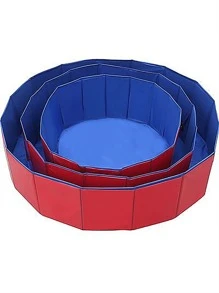 1pc Foldable Pet Bath Tub - Multicolor - View 3