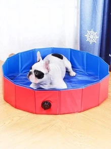 1pc Foldable Pet Bath Tub - Multicolor - View 4