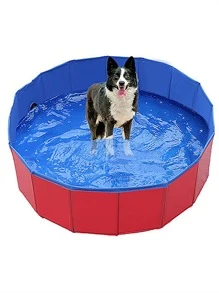 1pc Foldable Pet Bath Tub - Multicolor - View 2