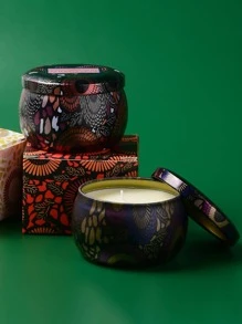 1入組幾何樣式蠟燭收納鐵復古燭臺 - 彩色 - 查看 4