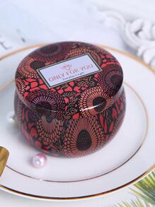 1入組幾何樣式蠟燭收納鐵復古燭臺 - 彩色 - 查看 1