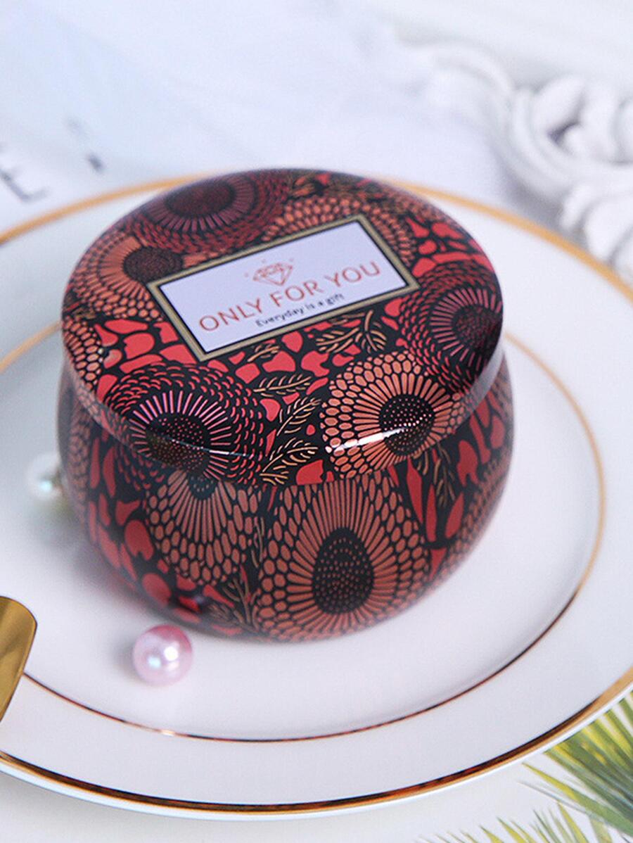 1入組幾何樣式蠟燭收納鐵復古燭臺 - 彩色 - 查看 1