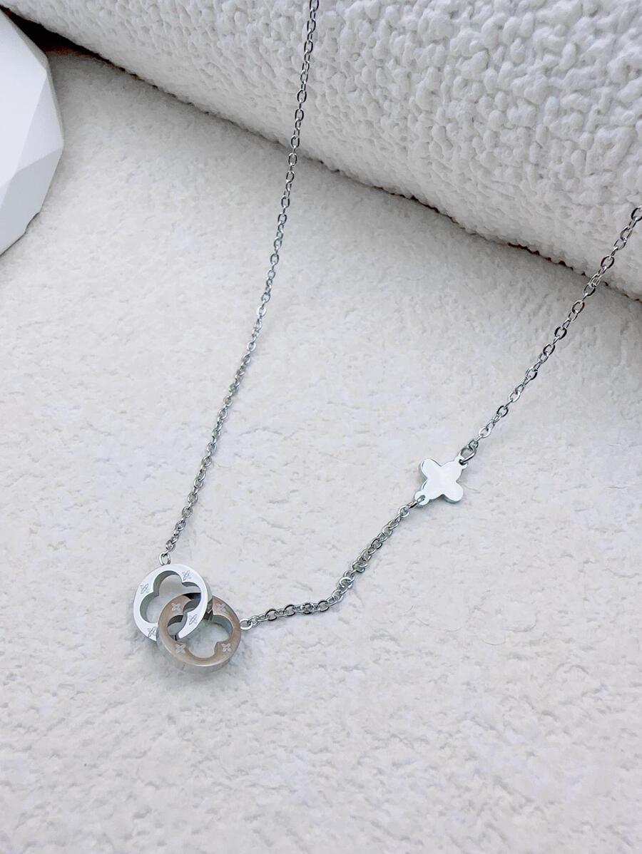 Vòng cổ trang trí ngôi sao - Bạc - Xem 1