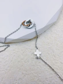 Vòng cổ trang trí ngôi sao - Bạc - Xem 3