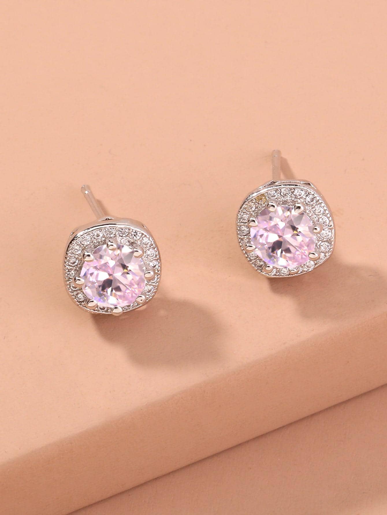 Nooxian 水鑽裝飾耳釘