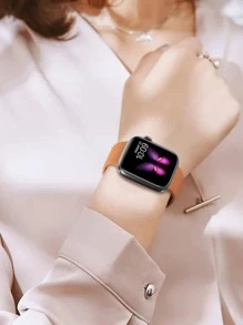 1 条时尚休闲柔软硅胶运动表带,带蝴蝶扣,可调节防水腕带,兼容 Apple Watch 38/40/41/42/44/45/46/49 毫米,兼容 Apple Watch Series Ultra/SE/10/9/8/7/6/5/4/3/2/1,智能手表表带配件 - 棕色 - 查看 6