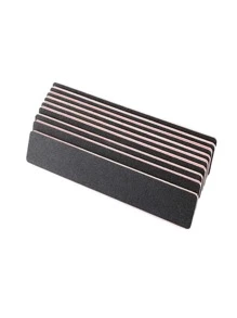 1 Màu Trơn Dụng Cụ Sơn Móng Tay Nhựa Bộ Đệm Sơn Móng Tay Cho DIY - màu đen - Xem 6