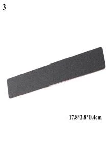 1 Màu Trơn Dụng Cụ Sơn Móng Tay Nhựa Bộ Đệm Sơn Móng Tay Cho DIY - màu đen - Xem 7