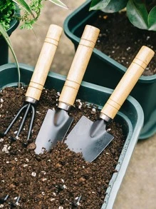 cái/bộ Bộ Dụng Cụ Làm Vườn Bằng Sắt, Bộ Dụng Cụ Làm Vườn Hai Tông Màu Hiện Đại Cho Khu Vườn - Xem 1