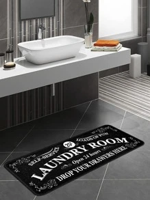 1 Khẩu Hiệu Hoa Văn Chống Trơn Trượt Thảm Nhà Bếp Hiện Đại Polyester Bền Thấm Hút Sàn Cho Gia Đình - Nhiều màu - Xem 1