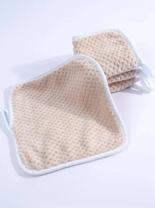 MAANGE 4pcs Square Makeup Remover Towel 20.5*20.5cm,Soft And Skin-Friendly Makeup Removal Tools,Skincare,Room Decor,Home Decor,Bedroom Decor,Bathroom,Christmas Gifts,Bathroom Decor,Travel,Travel Stuff,Wedding,Christmas Party,Mom Gifts,Home,Room,House Decor,Christmas Gift,Gifts For Mom,Birthday,Pink Room Decor,Living Room Decor,Bedroom,Gifts For Men,Dad Gifts,Mushroom,New Years,Mom,Accessories,Gifts For Dad,Friends,Funny Gift - Beige - View 7