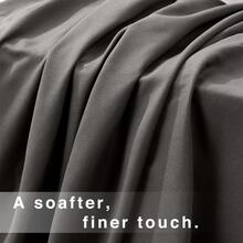 DEITAS Bed Sheet Set Super Soft 100%  Microfiber 1800 Thread Count Luxury Egyptian Sheets 16-Inch Deep Pocket  4 Piece - Dark Grey - View 4