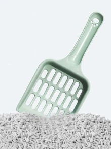 1 pieza Pala de arena para gatos - Verde - Ver 1