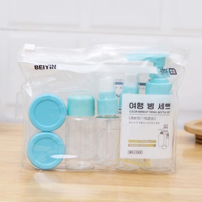 1set Pink Makeup Travel Bottle, Portable Lotion Spray Bottle For Outdoor Travel