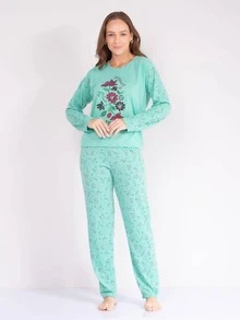Women Pajama Sets - Multicolor - View 9