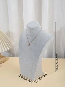 1入組素色首飾類收納簡約風項鍊展示架