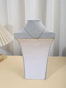 1入組素色首飾類收納簡約風項鍊展示架